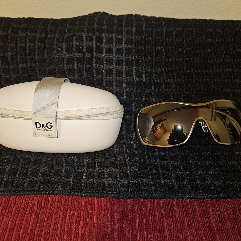 Dolce & Gabbana Men's Sunglasses with Gold Lenses